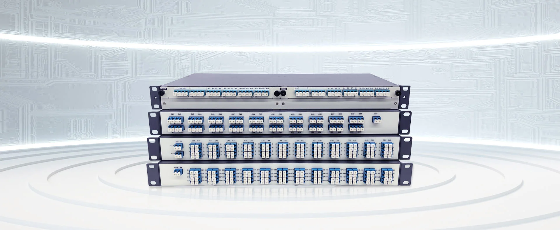 Multiplekser pasif seri santai